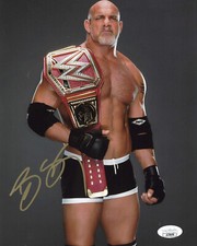 Official Highspots - Bill Goldberg "WWE RAW Champion" Hand Signed 8x10 *inc COA*