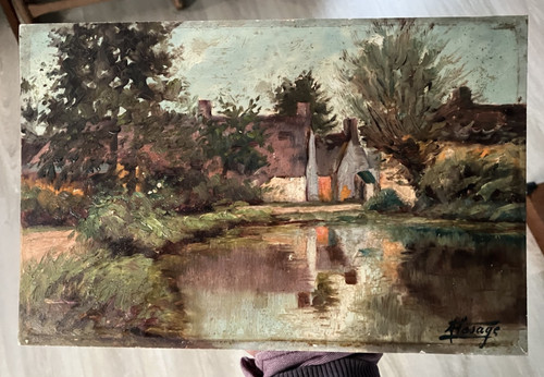 Tableau hsp maison paysage - hsp,