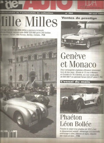Vie auto n 752 - la,