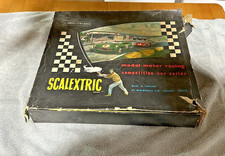 Vintage Scalextric track  Cm3  mostly complete but no cars  1960-1962