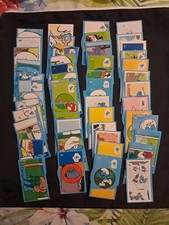 LOT DE 52 STICKER SCHTROUMPF LA VIE 2016 (EXCLU SUPER U /HPYER U ) SANS DOUBLES