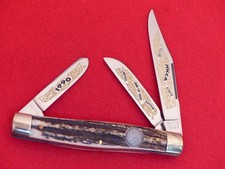 Klaas Kissing Crane Germany 4.75" big NKCA 1980 mint stockman knife