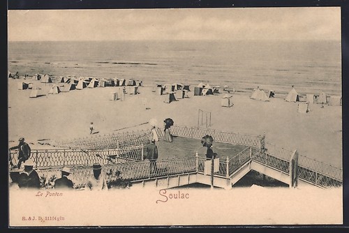Cpa soulac ponton et la - cpa,