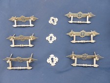 6 poignées 3 entrées laiton