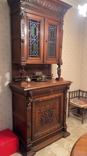 Buffet vaisselier bois