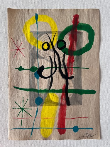 Joan miro dessin - main),