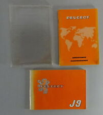 Board folder + operating instructions Peugeot J9 from 01/1980
