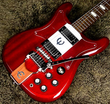 Guitare électrique Epiphone Crestwood Custom Cherry par Gibson avec sac de co...