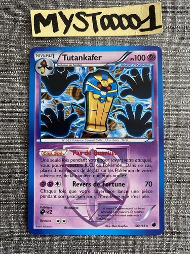 Carte pokemon tutankafer - carte,