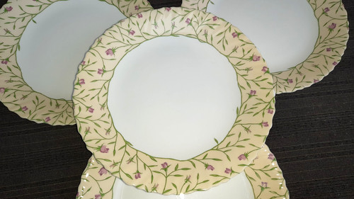 Assiettes luminarc fleurs - assiettes,