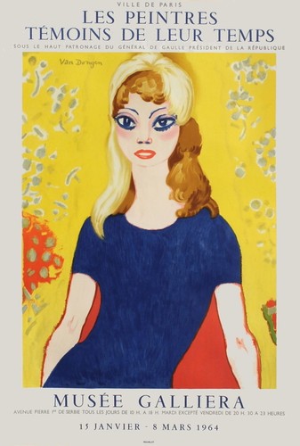 Kees van dongen - affiche, expo