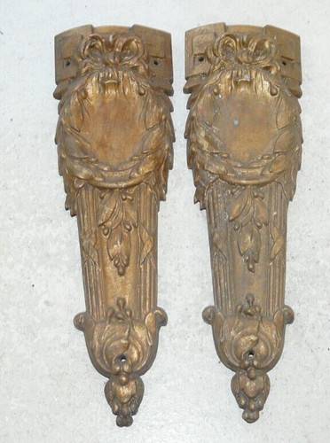 Paire ornements bronze - paire, d'ornements