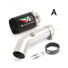 For Suzuki GSXR750 GSXR600 2011-2025 Exhaust System Mid Pipe 51mm Carbon Muffler