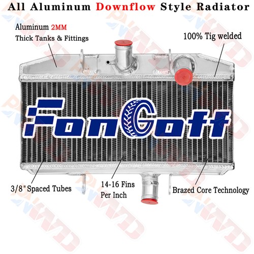 Aluminum cooling radiator for - cooling,