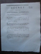 DECREE 1793: REQUISITION OF WOOD FLOATS and wood train workers.