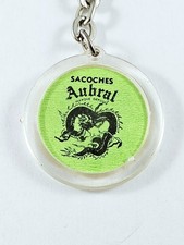 KEYCHAIN - AUBRAL MAPHAL BAGS - mopeds, bicycles - vintage 1960s