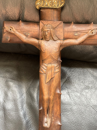 Croix bois sculpté art - croix,