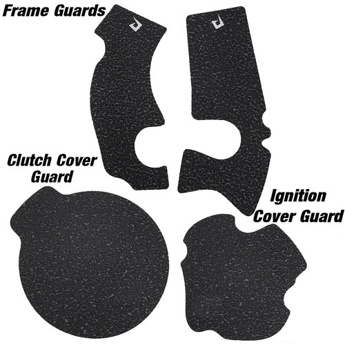 Black engine frame guards - black,