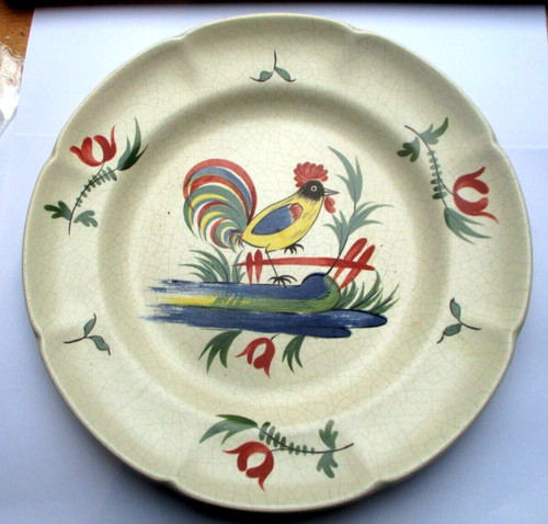 Ancienne assiette faïence - ancienne, en