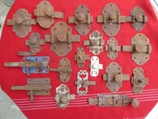 LOT : targette verrou en fer