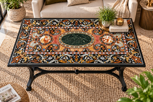 Dessus table incrustation - de,