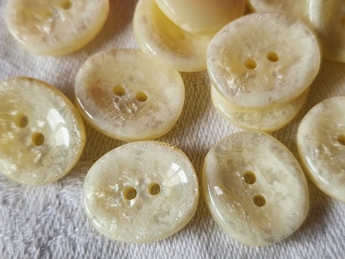 Lot boutons vintage blanc - boutons,