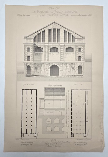 Planche gravée 1880 - planche,