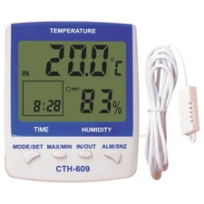 Thermomètre / Hygromètre Testeur d'Humidité pour Terrarium (CTH-609)