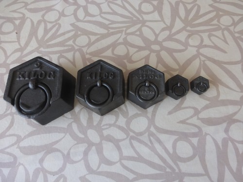 Lot poids anciens - lot, de