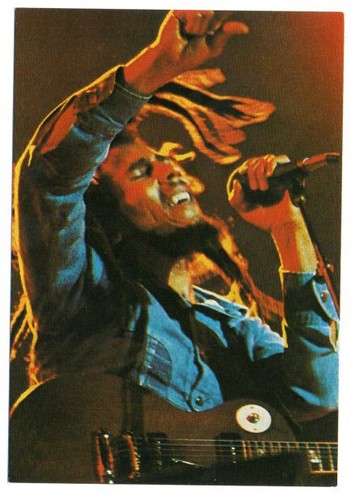 Bob marley carte postale - bob,