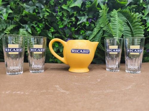 Lot carafe ricard - ricard, avec