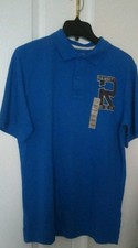 NWT Canyon River Blues boys blue short sleeve polo shirt size XL (18/20)