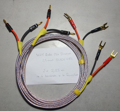 Cables enceintes montés - , w&m