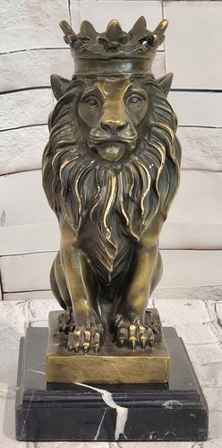 Sculpture lion bronze - sculpture, en