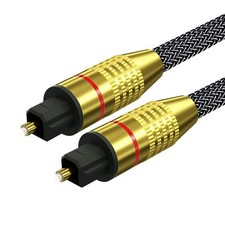 cable optique audio 2m Toslink Cable fibre optique Technologie surround AC3 et