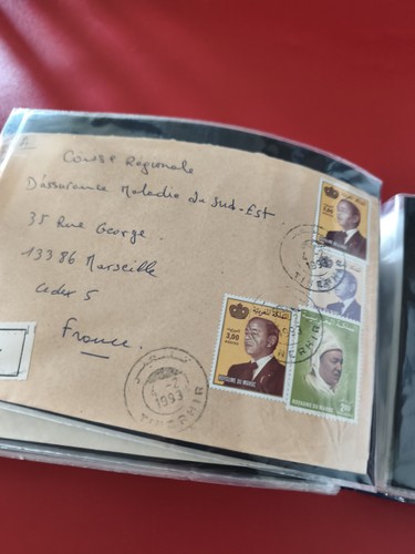 Ancienne enveloppe oblitérée