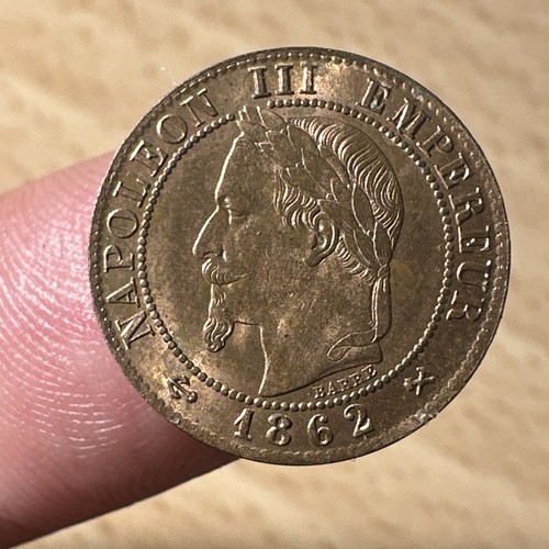 Pièce française centime - française,