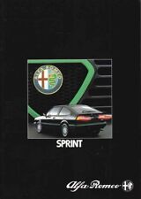 Catalogue Brochure Alfa Romeo Alfasud Sprint 04/1983 Belgique en français
