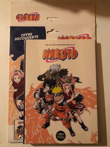Medaillier neuf naruto coffret - medaillier,