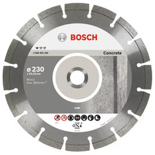 1 x Disque diamant Bosch Professional Ø230 mm – Coupe béton, pierre et brique