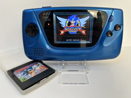 Sega game gear coque bleue - game,