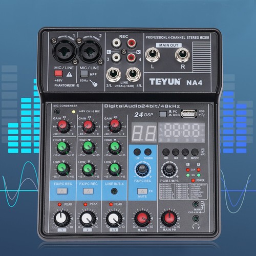 Channel mini audio mixer - 4/2,