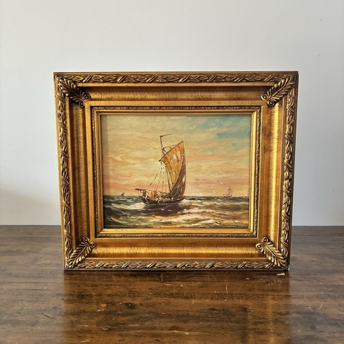 Tableau marine huile sur - huile,