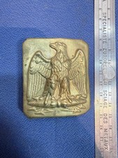 MILITARIA PLAQUE DE BAUDRIER CEINTURON SECOND EMPIRE