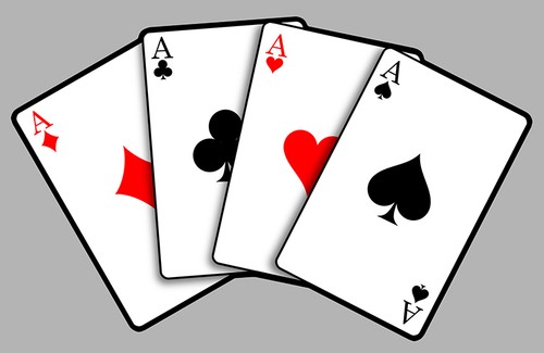 Carre four aces poker - carre, d'as