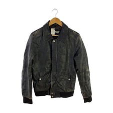 SCHOTT Leather Blouson Jacket Size M Black From Japan 0104339K Authentic