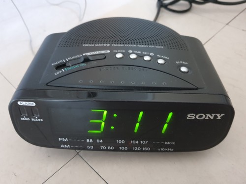 Radio réveil sony - réveil,