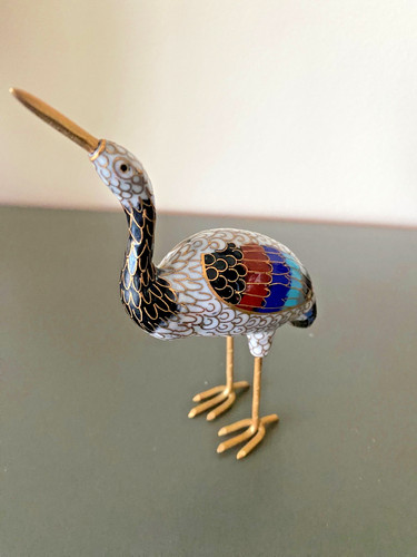 Oiseau émail cloisonné - oiseau,
