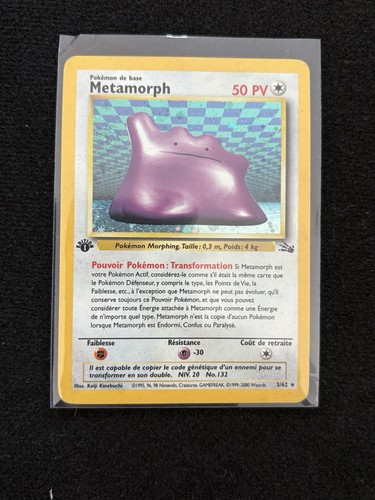 Carte pokémon metamorph 62 - carte, 3/62