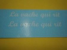 LA VACHE QUI RIT  Transfert/Décalcomanie ce décolle sous l eau tiède